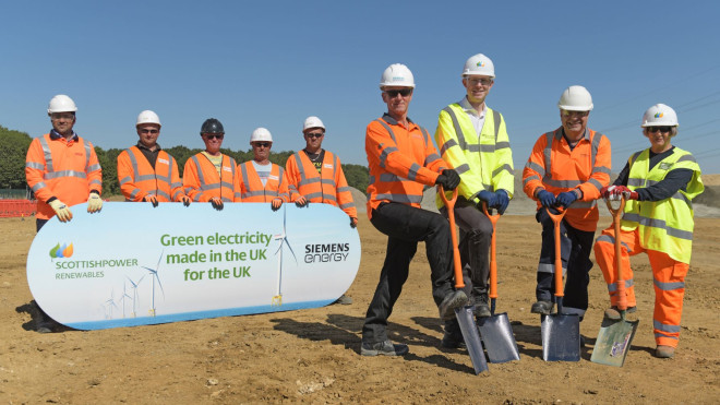 Las obras del 'East Anglia 3' comienzan / Iberdrola