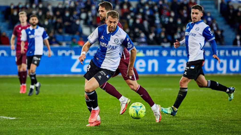 Partido entre el Deportivo Alavs y la Real Sociedad. / EP