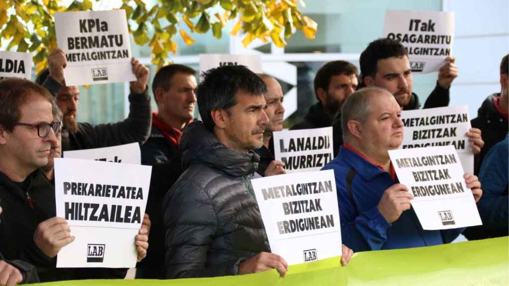 Manifestación de los sindicatos / LAB