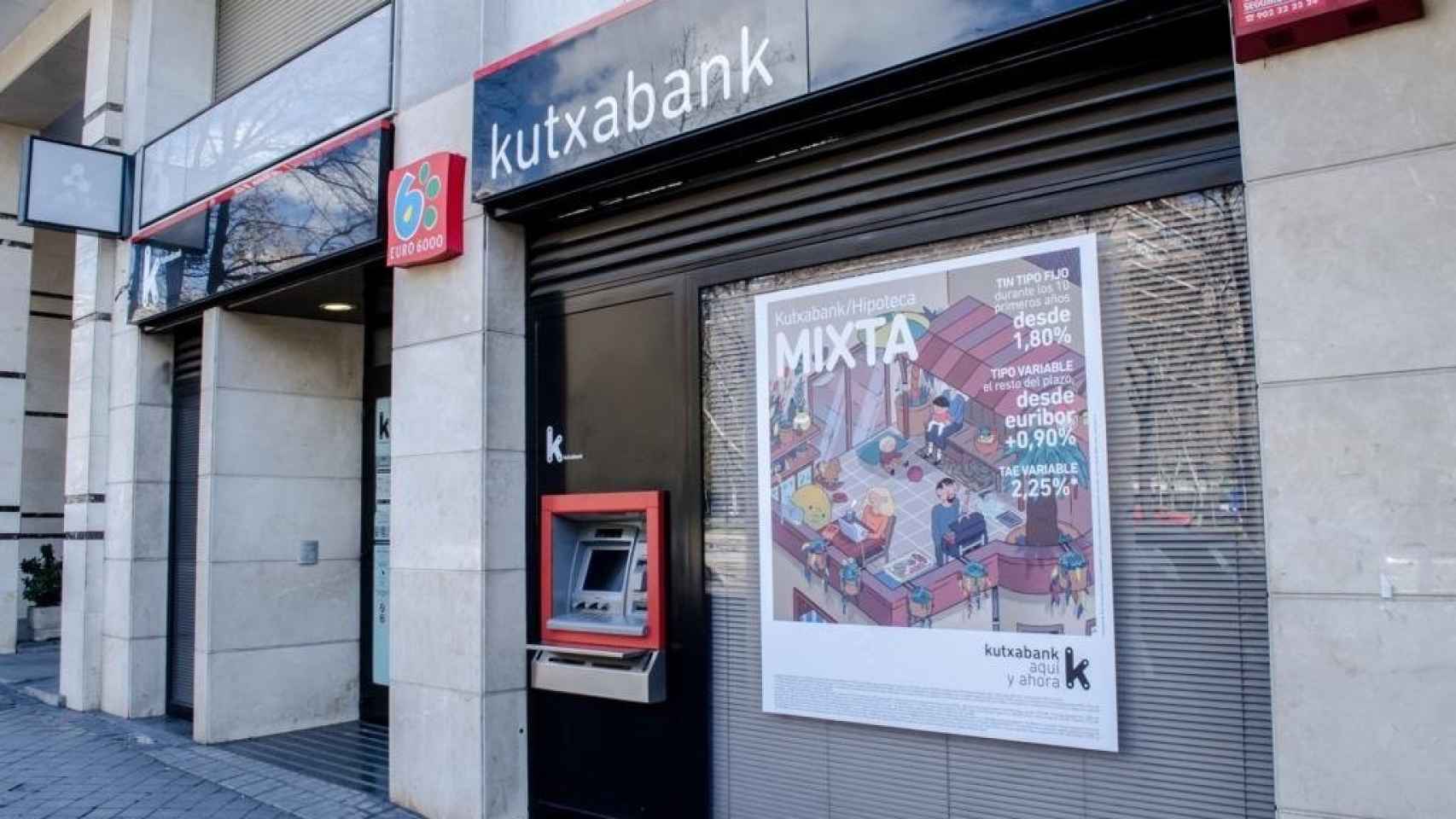 Sucursal de Kutxabank. / EP