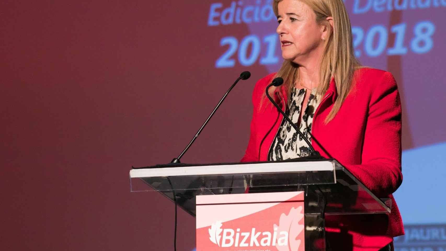 La Diputada vizcana de Empleo, Inclusin Social e Igualdad, Teresa Laespada.