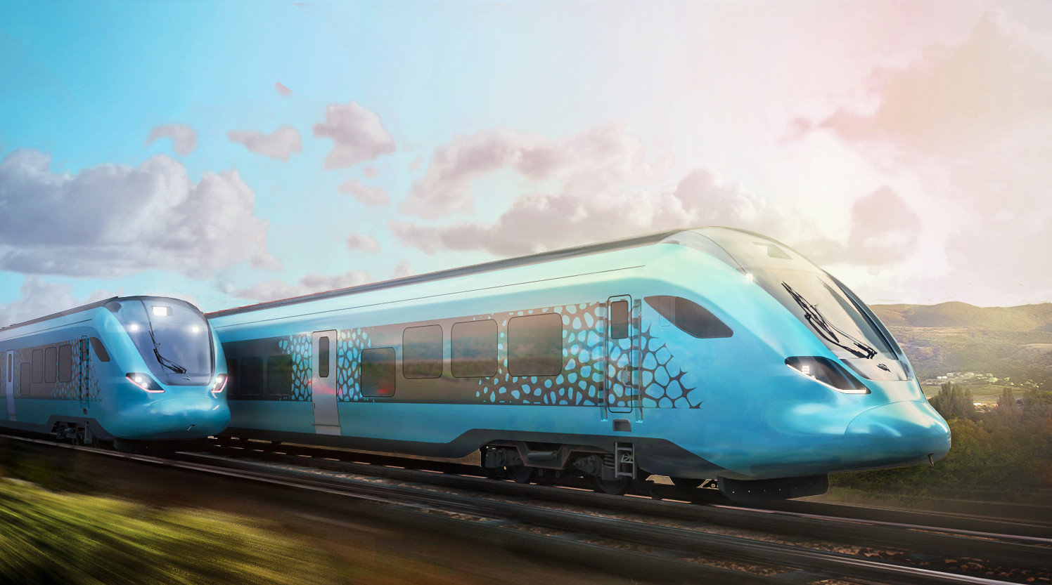 Render del 'Vittal One', el tren de hidrógeno de Talgo / Talgo