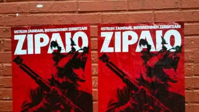 Carteles contra la Ertzaintza