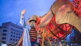 Desfile de Olentzero en Bilbao anterior a la llegada de la pandemia. / Ayuntamiento de Bilbao