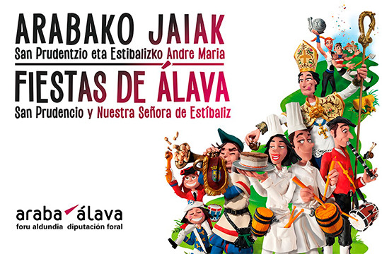 Cartel de las fiestas de San Prudencio 2022. / euskadi.eus