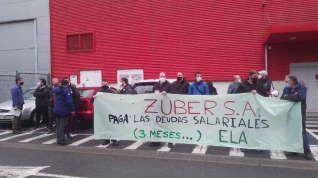 Movilizacin de los trabajadores de Zuber/ ELA