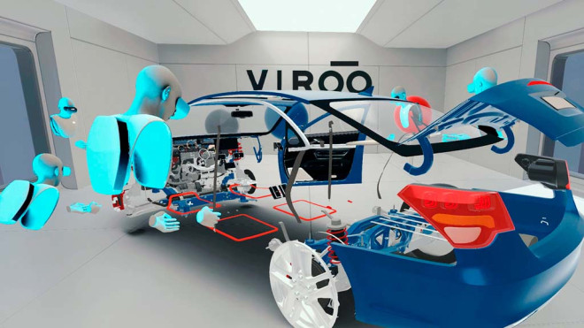 Imagen de una aplicación de la tecnología Viroo en la automoción / CV