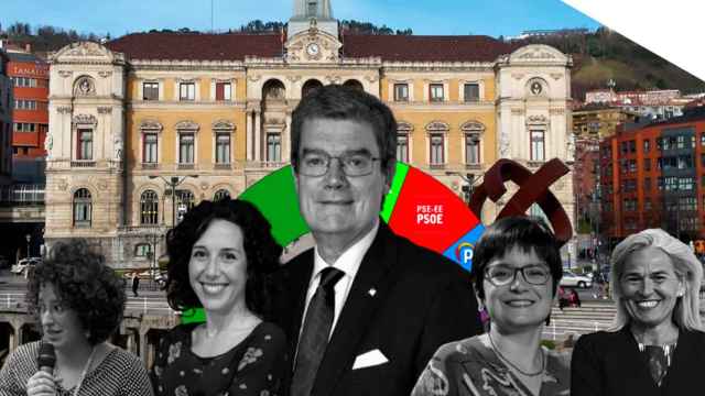 El PNV acaricia la mayora absoluta y Bildu se consolida en la segunda plaza en las elecciones al Ayuntamiento de Bilbao. / CV