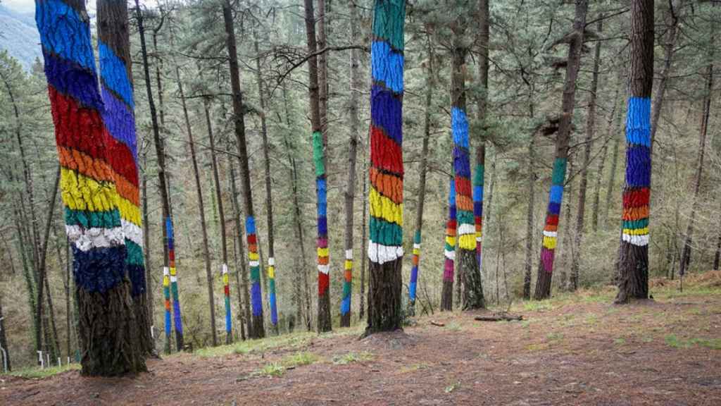 El bosque artístico que se encuentra en Bizkaia.