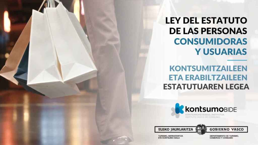 Imagen del video promocional de la nueva Ley sobre el Estatuto de los Consumidores / IREKIA