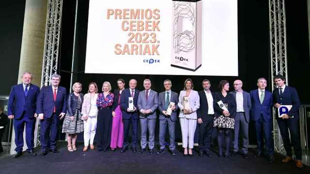 Iberdrola, Suesa, Einnek e Industrias Garita reciben los Premios Cebek de manos de los empresarios vizcaínos
