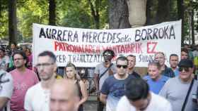 Movilización en Mercedes Vitoria durante la última huelga