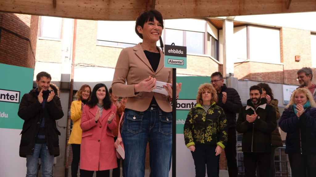 Maddalen Iriarte en un acto de Bildu en Errenteria / Europa Press