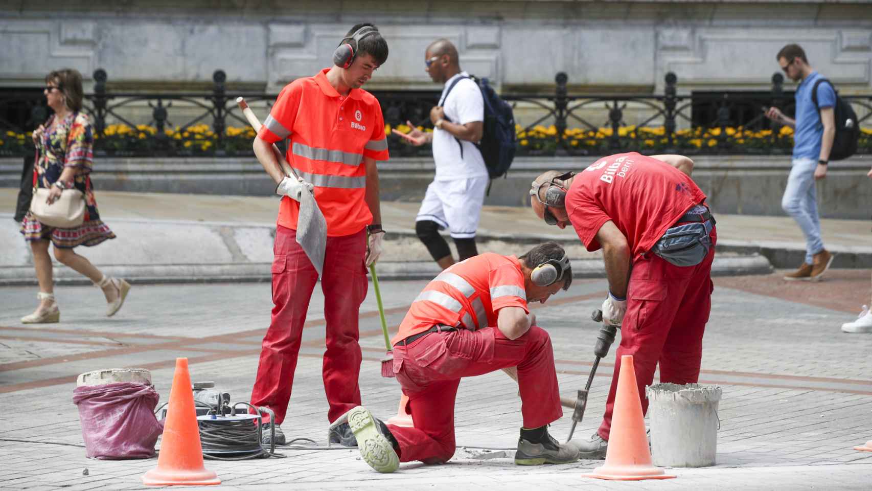 ELA y LAB protestarán en la construcción de Bizkaia.