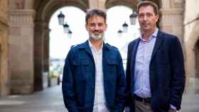Òscar Julià, director de Innovación y Digitalización de Sener (izquierda), junto a Alberto Villalobos, CEO y cofundador de 5G Ventures (derecha)