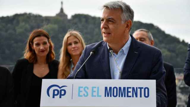 Javier de Andrés durante un acto electoral del PP / PP Vasco