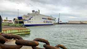 Un buque de Brittany Ferries ajeno a la información