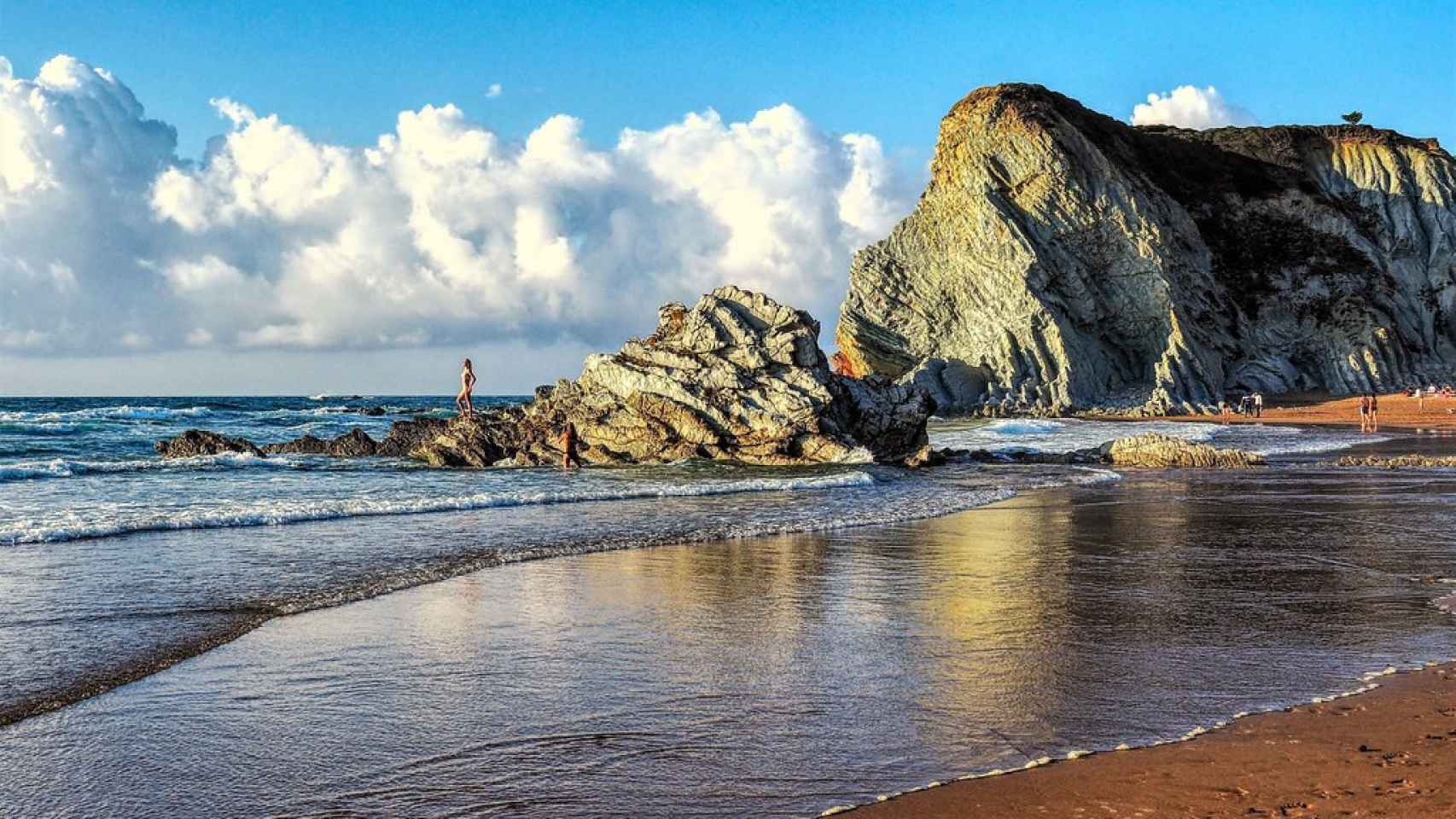 Una de las playas del municipio a media hora de Bilbao.