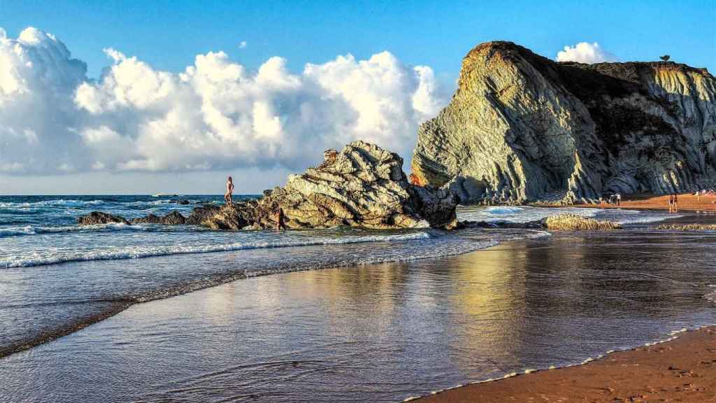 Una de las playas del municipio a media hora de Bilbao.