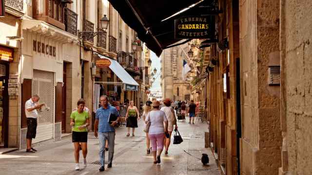 Un bar de Donostia.