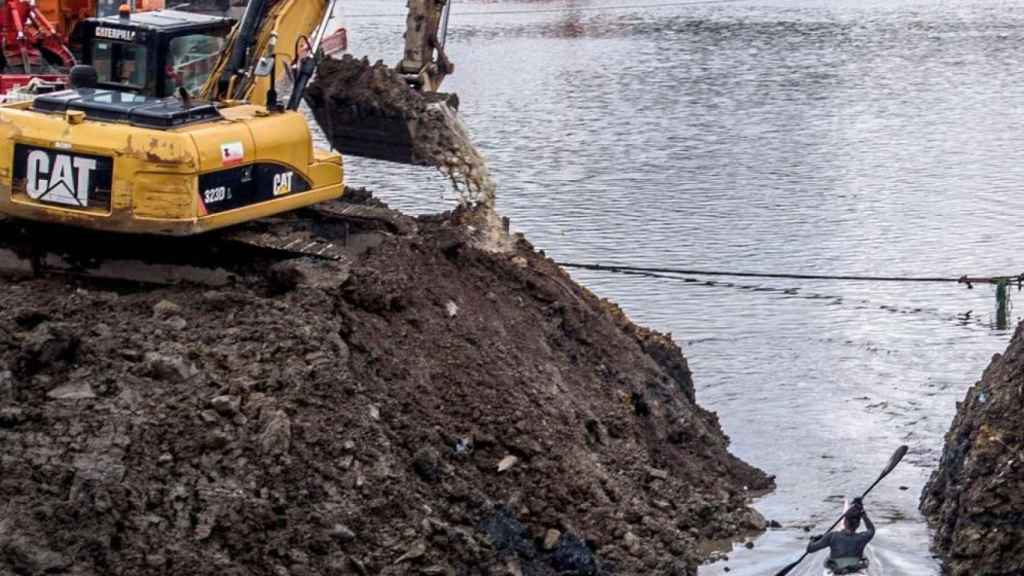 Apertura del Canal de Deusto en 2018 para inaugurar la isla de Zorrotzaurre en Bilbao.