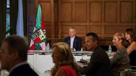 El lehendakari Iñigo Urkullu, junto a los consejeros del Ejecutivo Vasco en el primer Consejo de Gobierno del curso político / Javi Colmenero - EFE