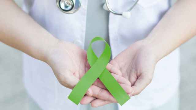 Lazo verde  para la concienciación de linfoma / SERVIMEDIA
