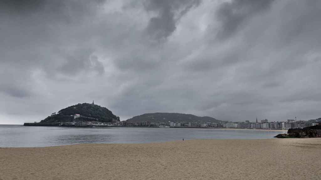 Playa de La Concha, en Donostia.