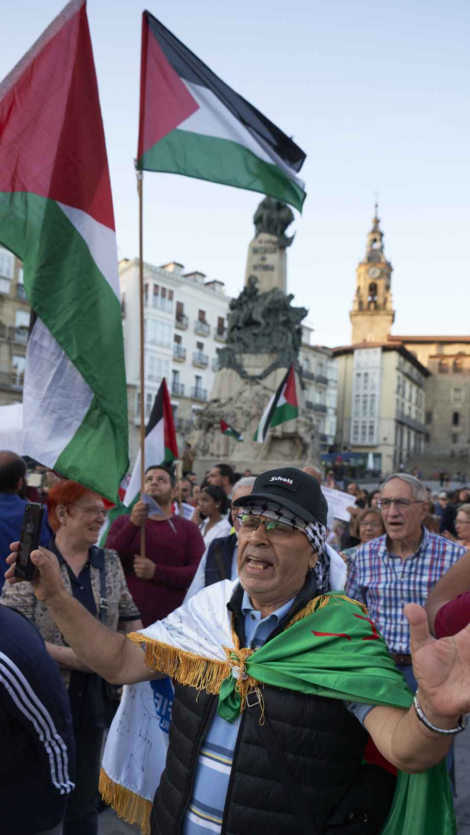 Manifestantes en Vitoria/EFE