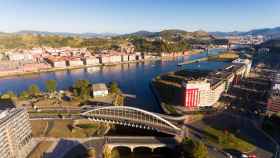 El puente de Kaiku, en Bizkaia.