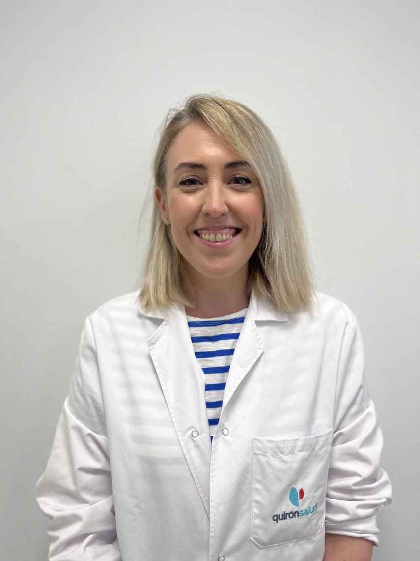 Libe Aspe, especialista en Dermatología del Hospital Quirónsalud Vitoria