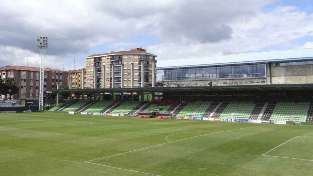 El campo de fútbol de Las Llanas, en Sestao