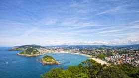 Vista panorámica de Donostia.