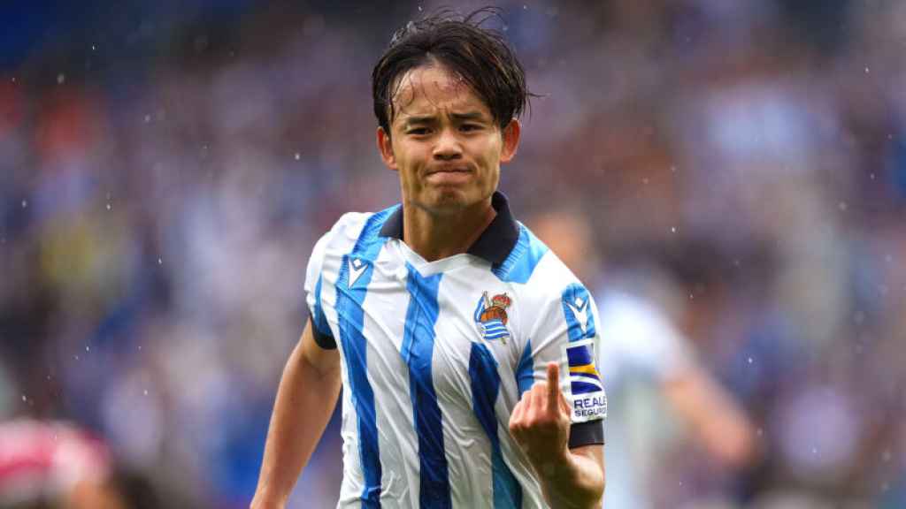 El futbolista de la Real Sociedad, Take Kubo.