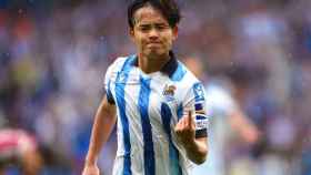 El futbolista de la Real Sociedad, Take Kubo.