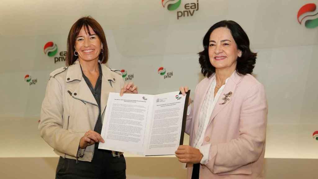 Irune Zuluaga y Esther Apraiz, del PNV / EP