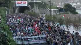 Manifestación a favor de Palestina en San Sebastián / EP