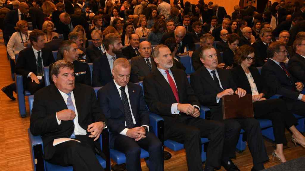 El lehendakari Iñigo Urkullu junto al rey Felipe VI durante el XXVI Congreso Nacional de la Empresa Familiar.