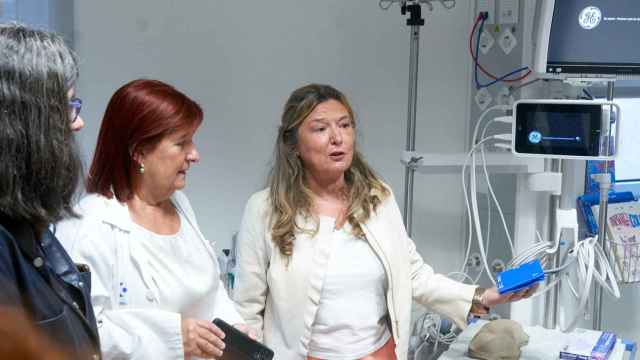 La Consejera de Salud, Gotzone Sagardui, en la inauguración de la nueva unidad de recuperación post-anestésica del hospital de Txagorritxu/EFE / L. Rico