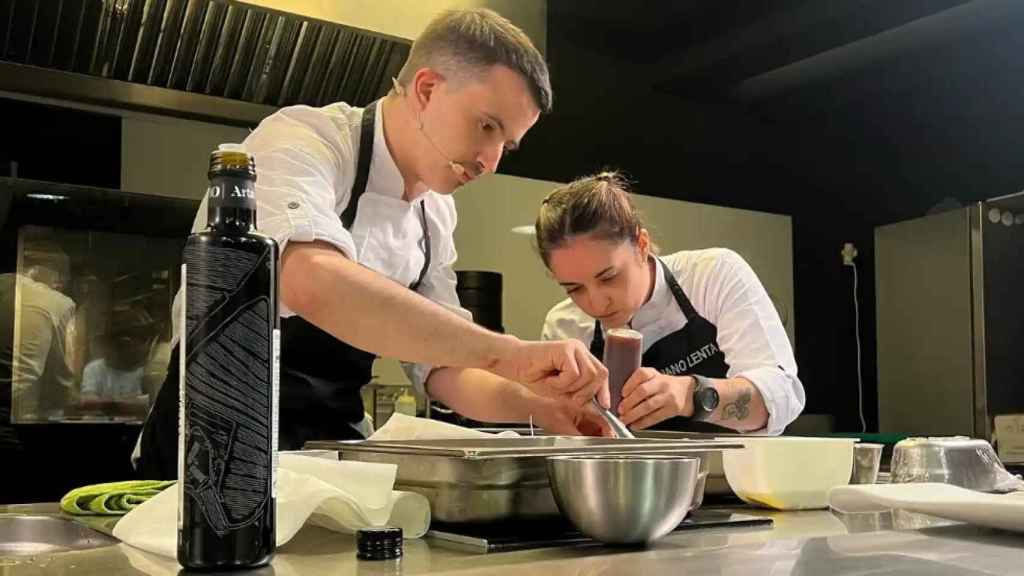 El chef de Mano Lenta, Antxon Bedmar, se hizo con el primer premio de gilda.