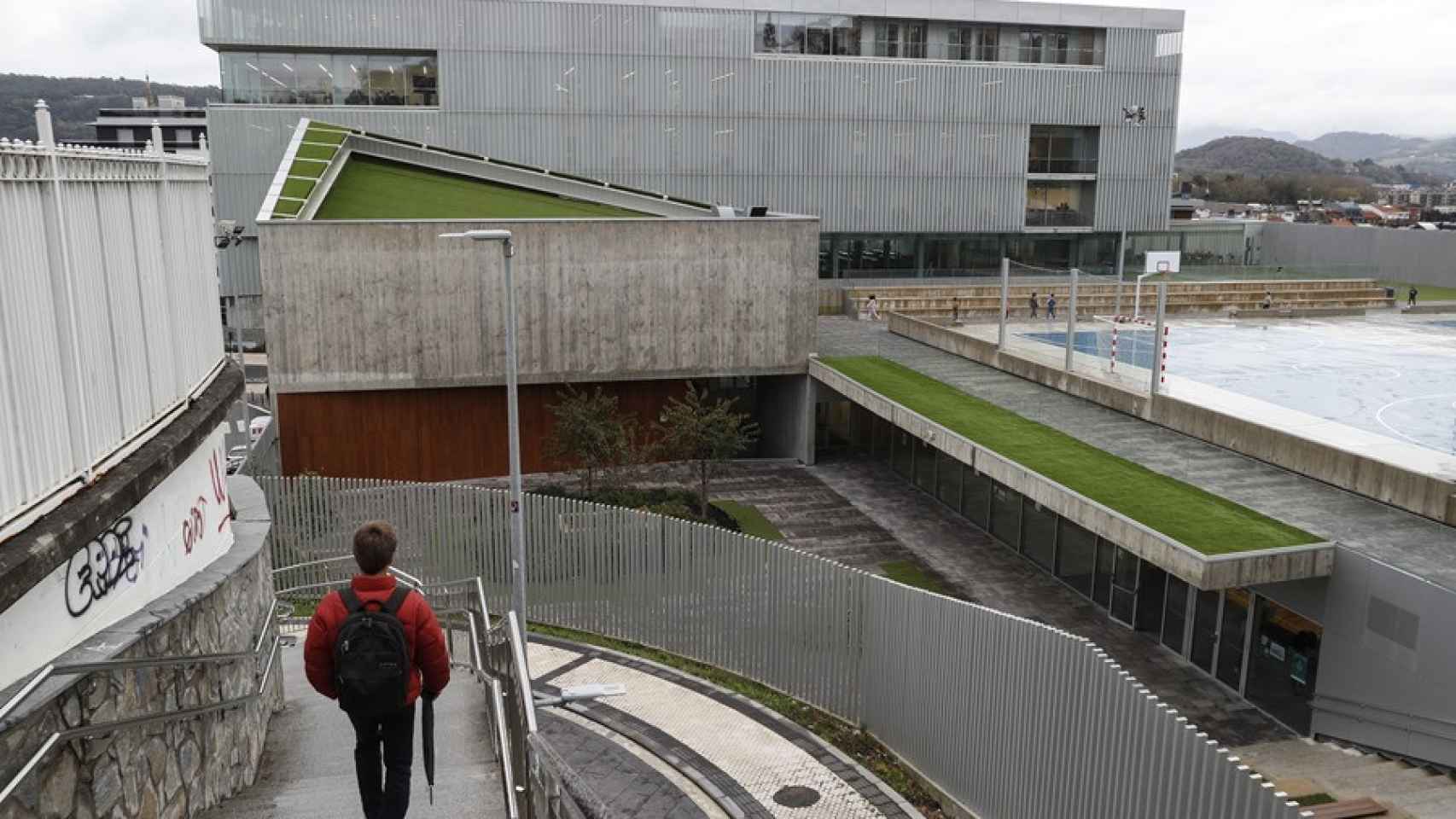 Vista del colegio Aldapeta María Ikastetxea de San Sebastián