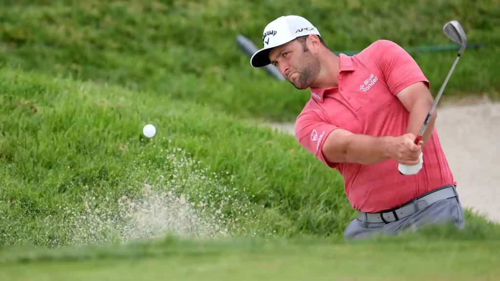 Jon Rahm, durante el Masters de Augusta de esta temporada.