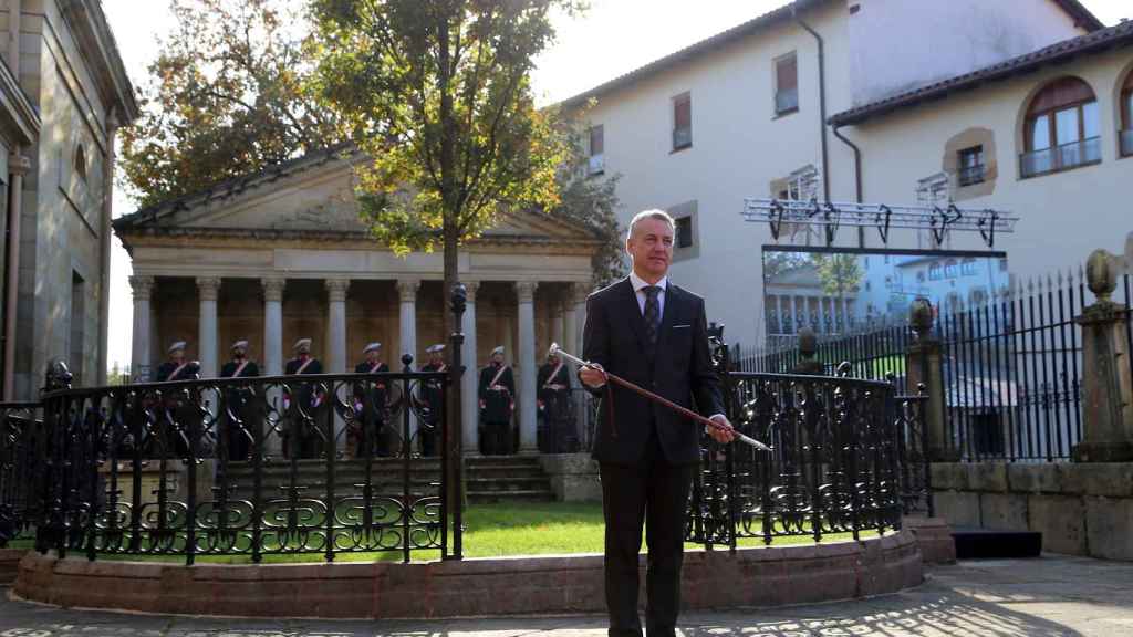 Urkullu en su toma de posesión de 2016.