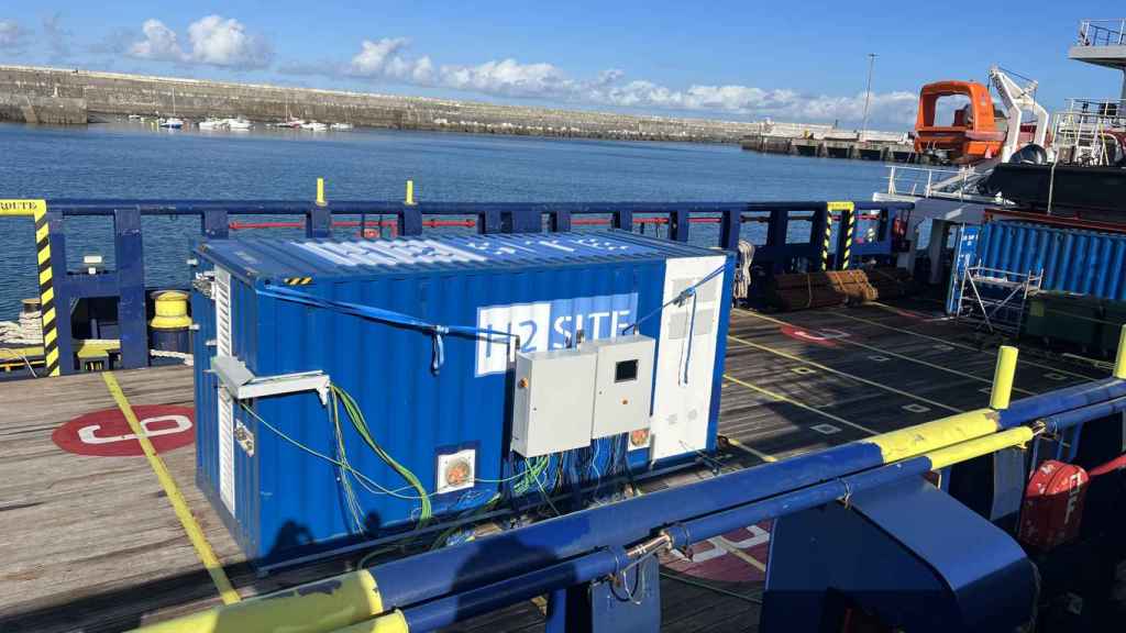 Bertha B, el primer buque propulsado por hidrógeno a partir de amoníaco ya navega por el Golfo de Bizkaia