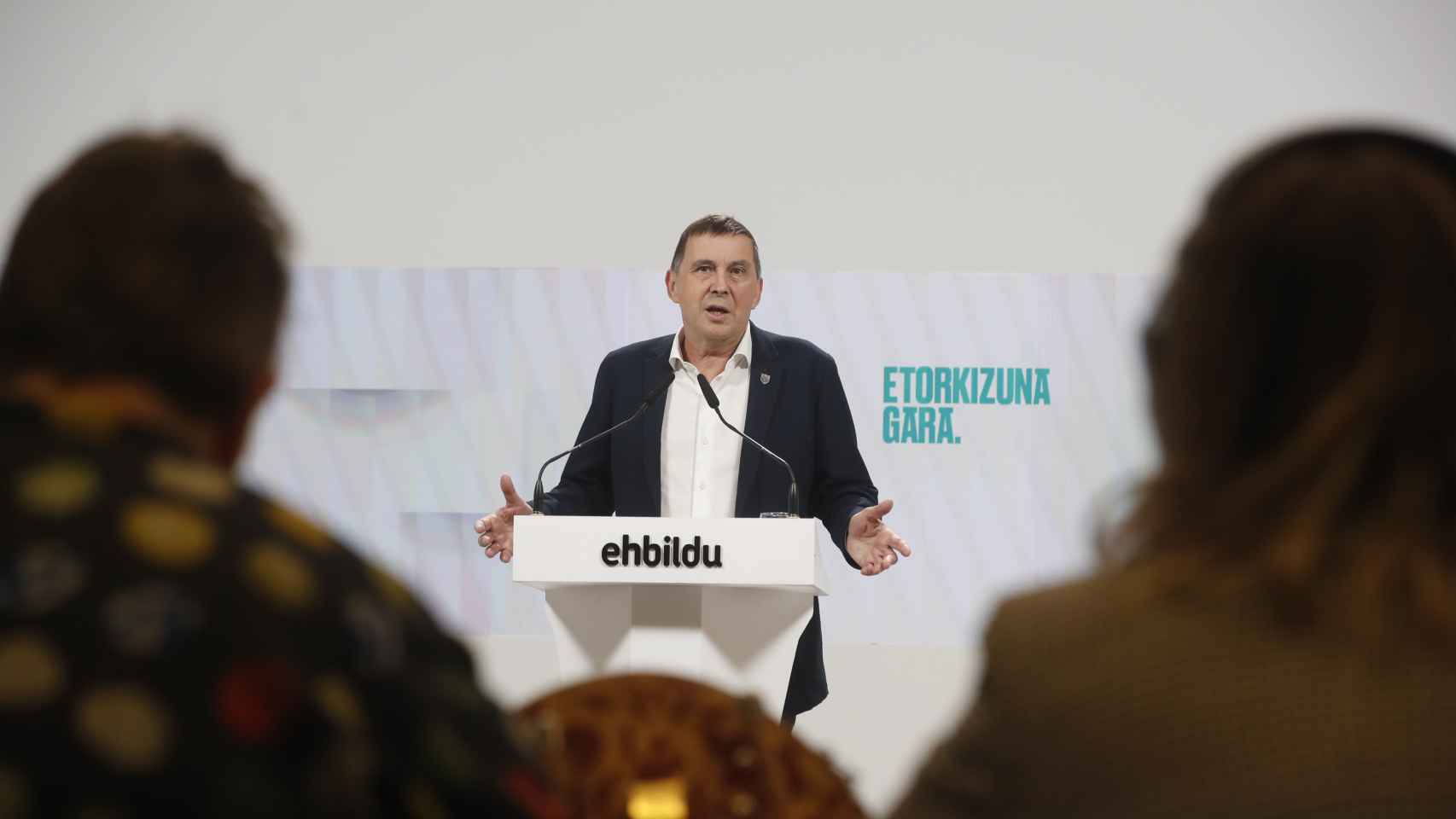 Otegi anuncia que no será el candidato de EH Bildu en las elecciones autonómicas de 2024 / Juan Herrero - EFE