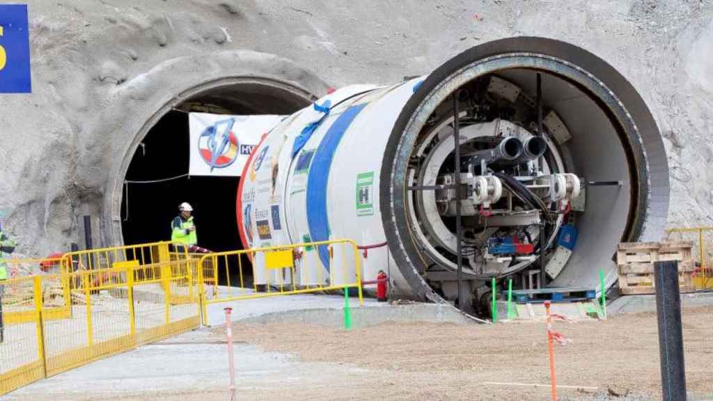 Cables construidos en la interconexión subterránea Baixas-Santa Llogaia por los Pirineos orientales.