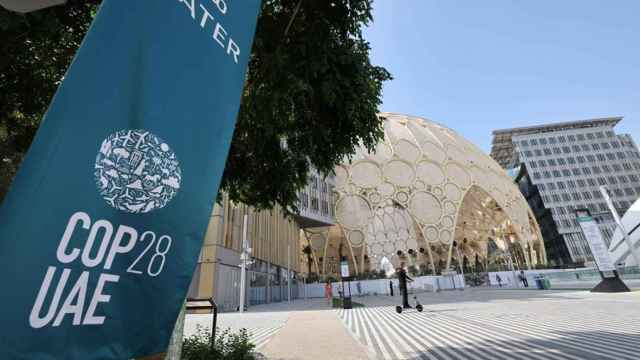 Inmediaciones de la Expo City Dubai, sede de la Conferencia de las Naciones Unidas sobre el Cambio Climático (COP28) / ALI HADER - EFE/EPA