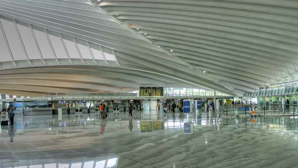 El aeropuerto de Bilbao, por dentro.