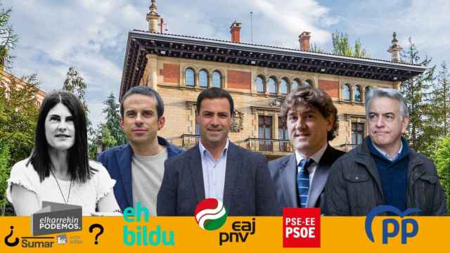 Los candidatos principales de las elecciones vascas.