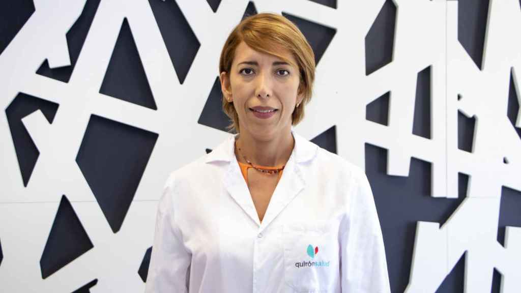 Doctora Lourdes Ruiz, del Servicio de Oftalmología de Policlínica Gipuzkoa